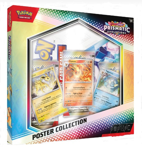 Pokemon TCG: Scarlet & Violet - Prismatic Evolutions Poster Collection